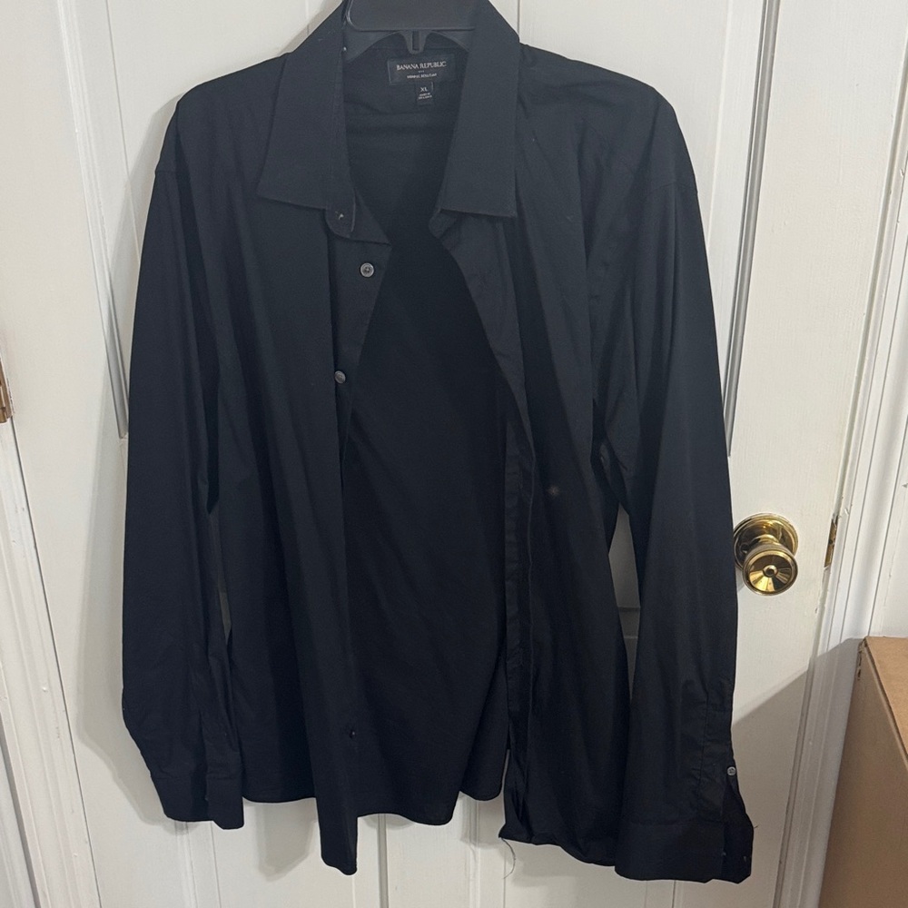 Banana Republic Charcoal Dress Shirt